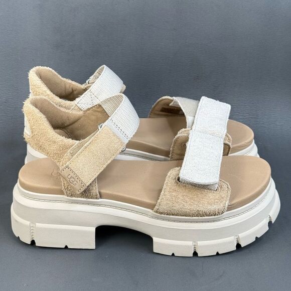 Womens UGG Australia Ashton Ankle Sandal - Sand size 9 - Picture 1 of 11